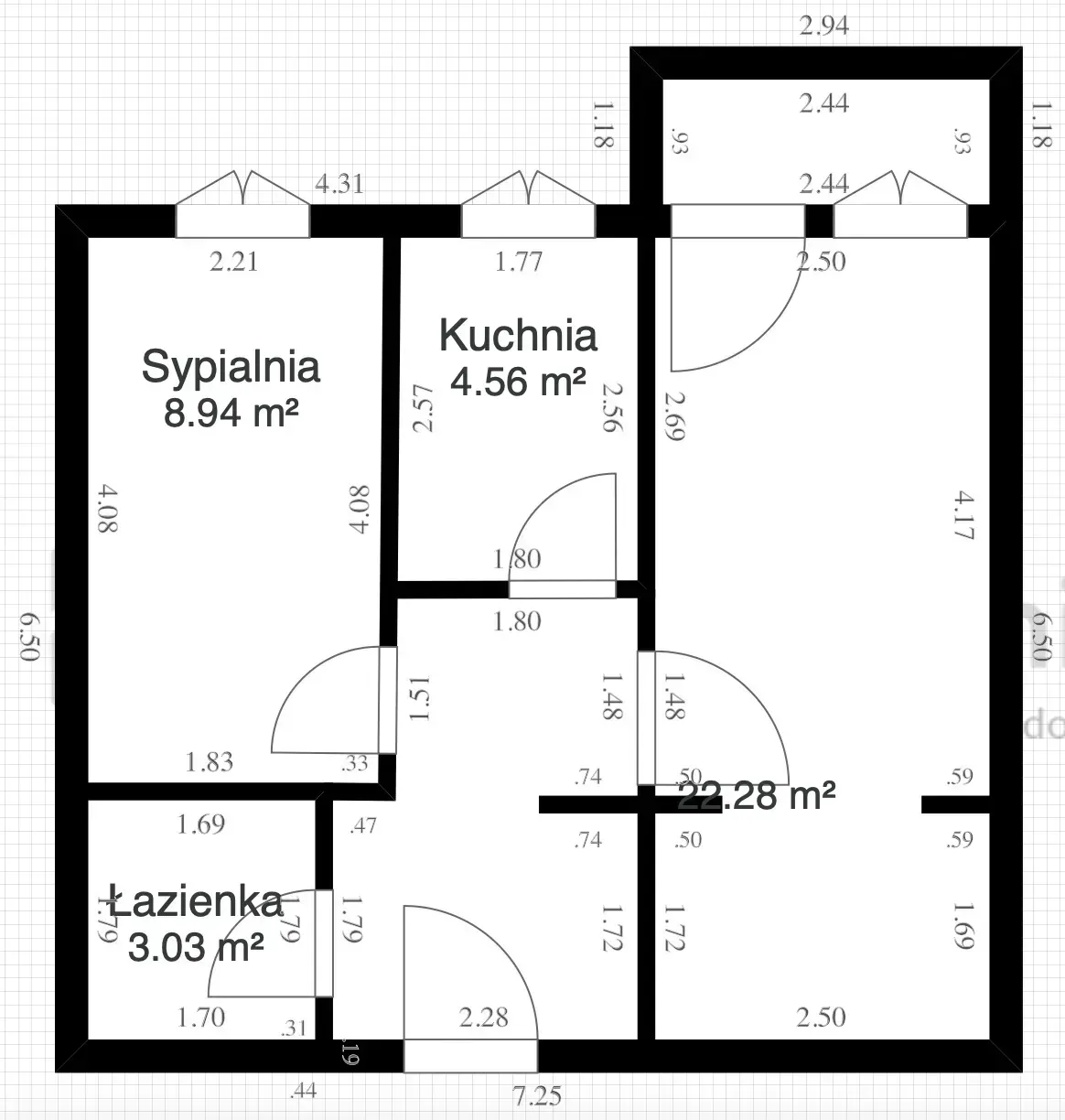 2 pokoje z balkonem | Katowice ul. Złota 6